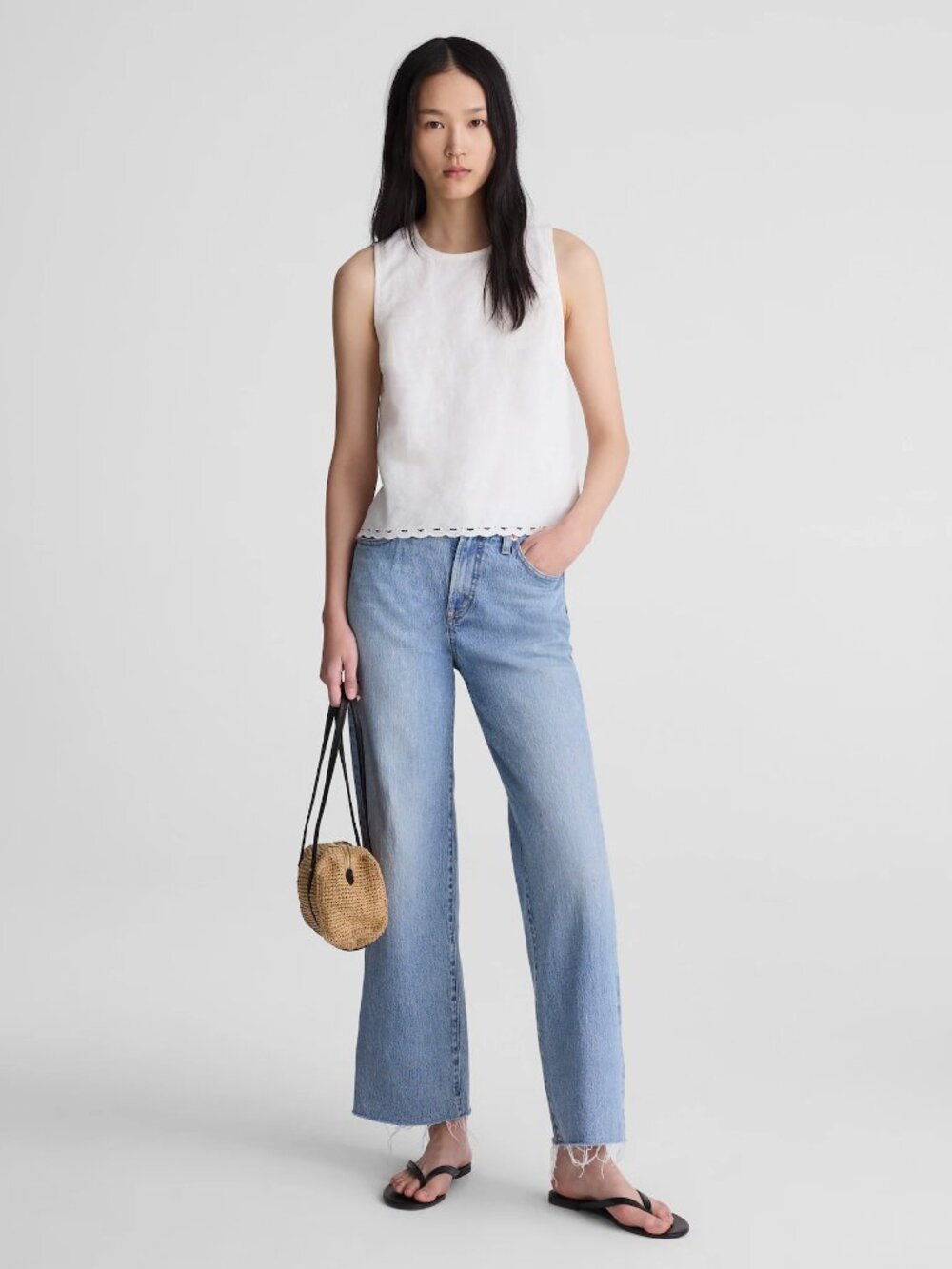 Madewell Shell Top in 100% Linen